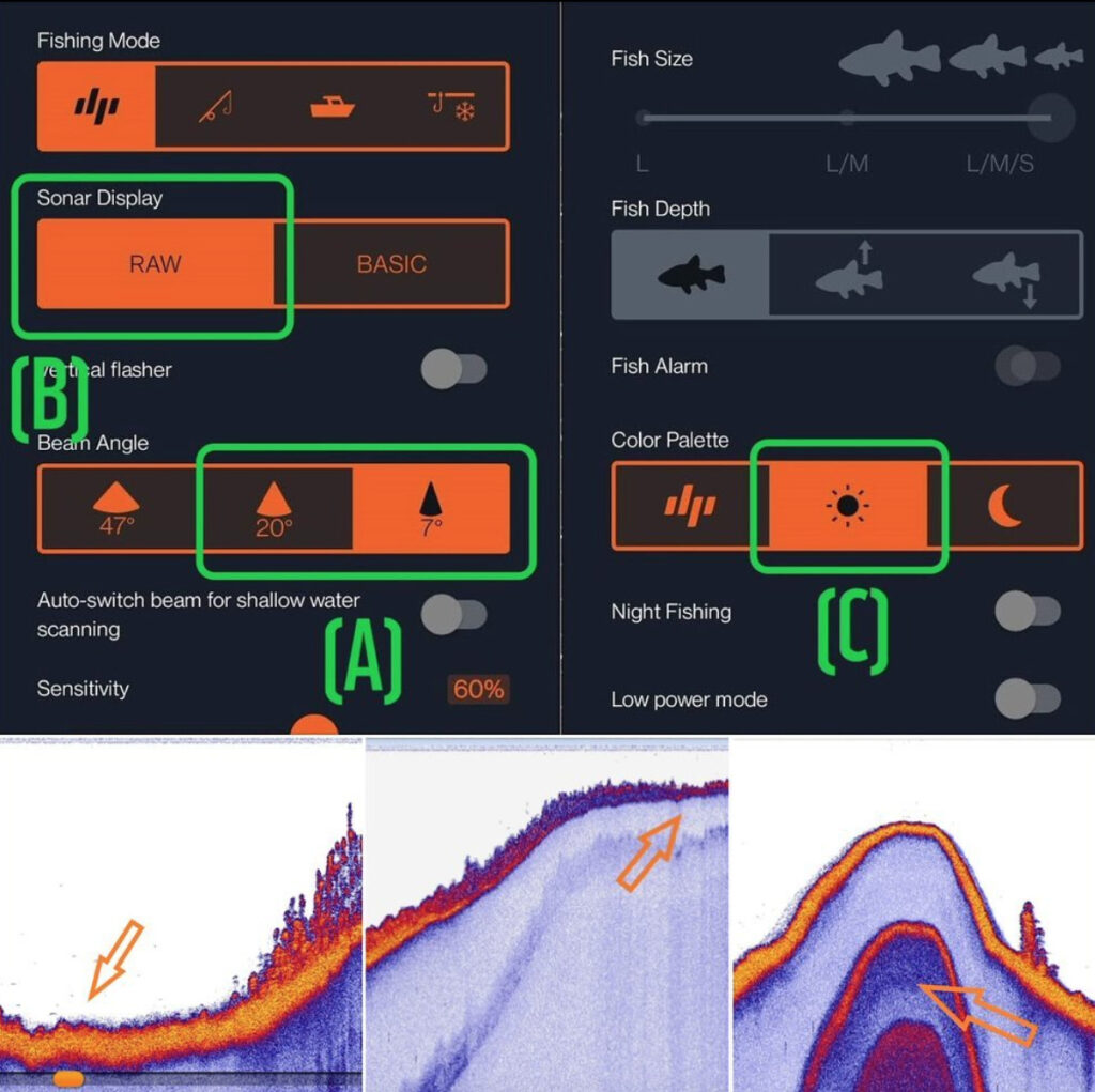 Deeper魚群探知機からのアドバイス